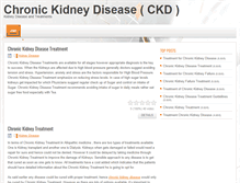 Tablet Screenshot of chronickidneydiseaseckd.com